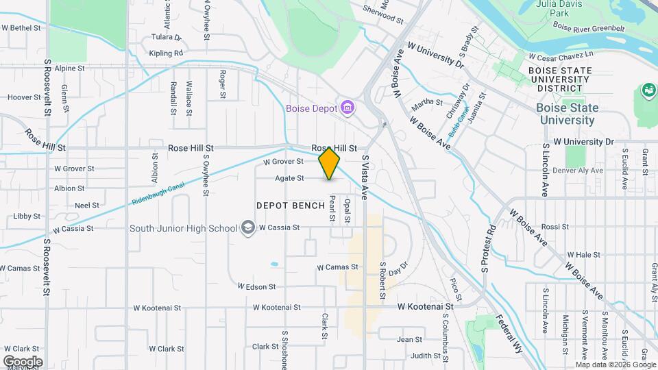 2719 Agate St Map and Location Details