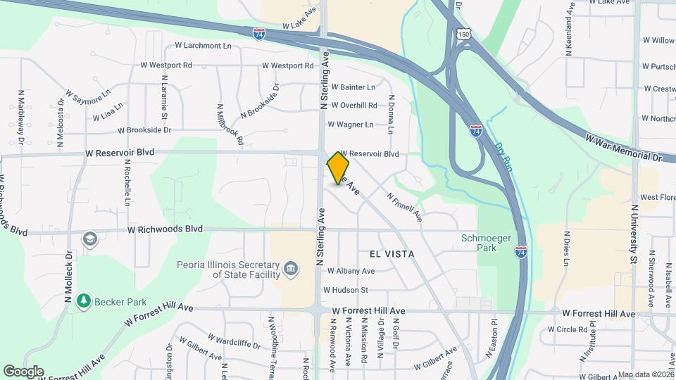 3502 N El Vista Ave Mapa y Detalles de la Ubicación