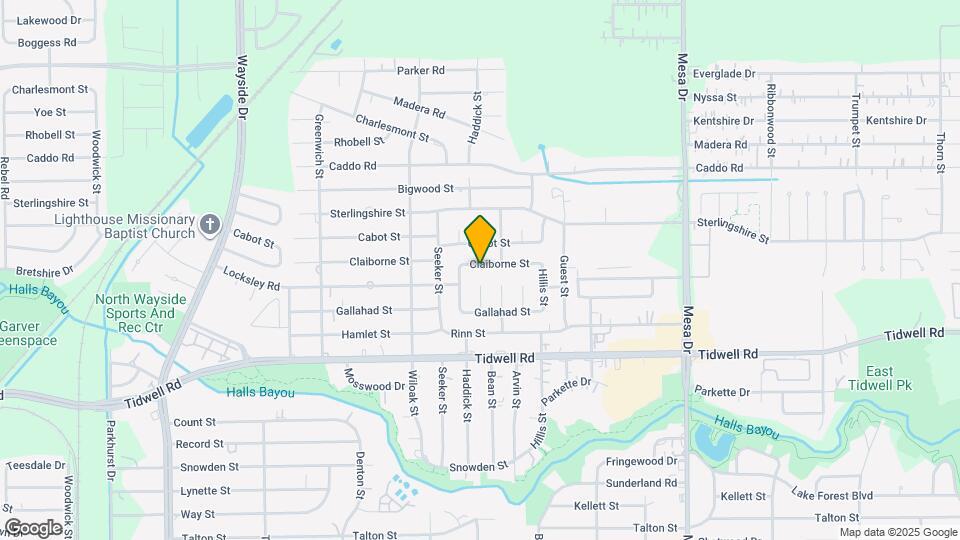 8418 Claiborne St Map and Location Details