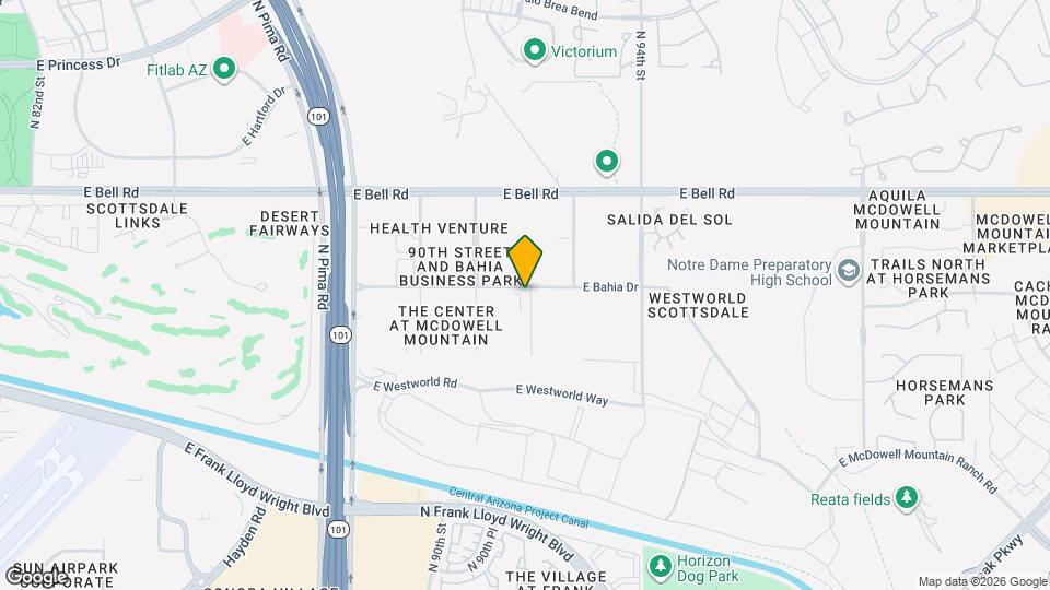 16580 N 92nd St Map and Location Details