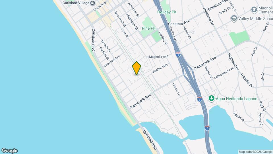 344 Juniper Ave Map and Location Details