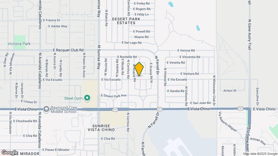 2222 E Via Escuela Map and Location Details
