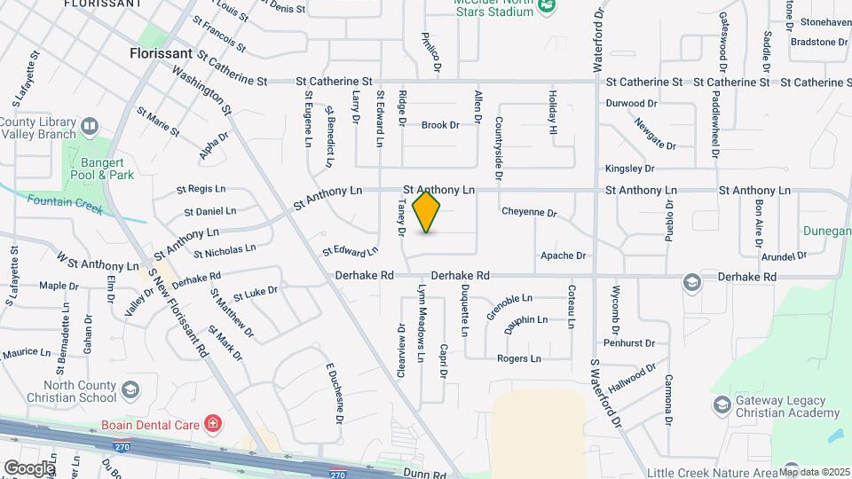 780 Pebble Ln Map and Location Details