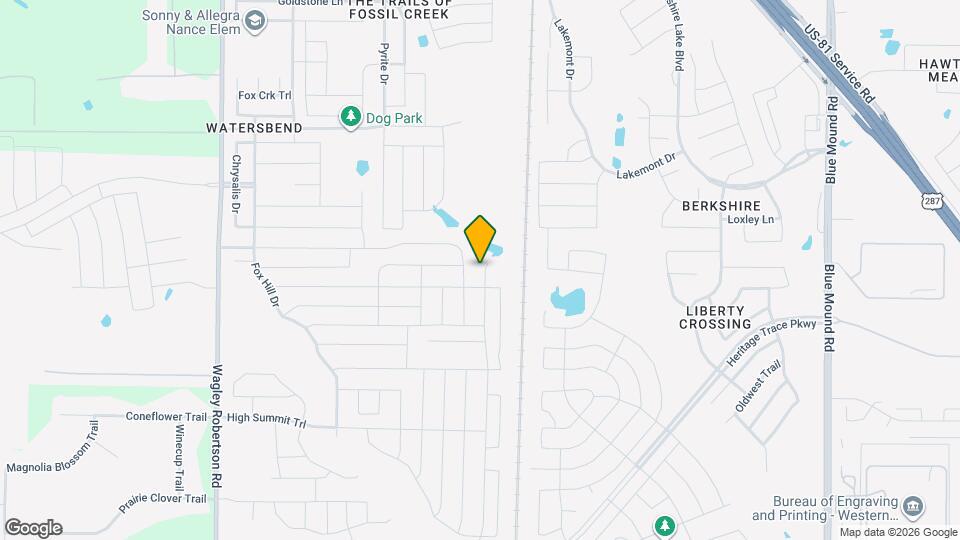 9513 Doverglen Dr Map and Location Details