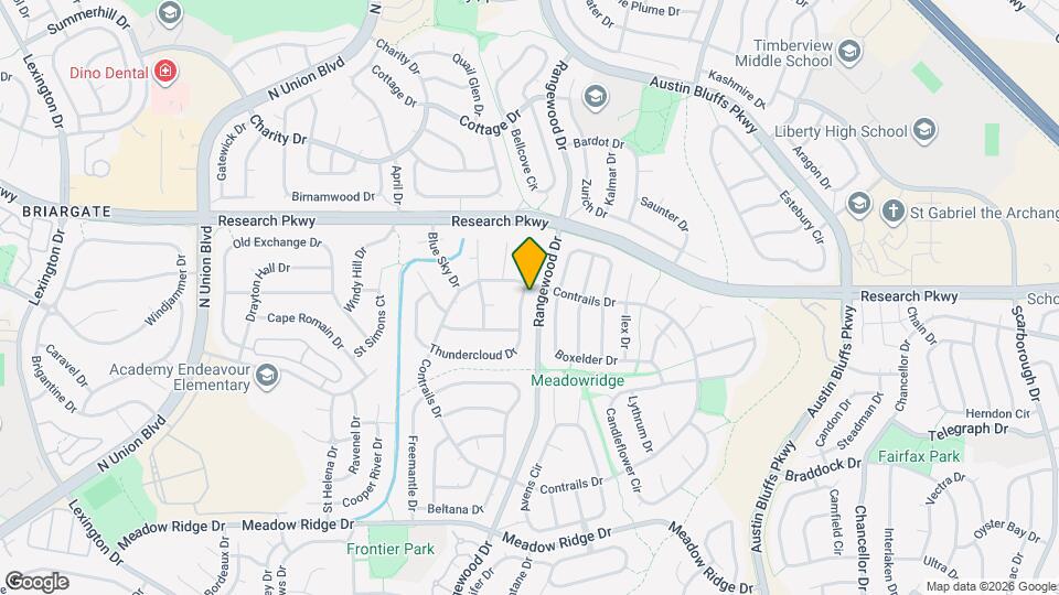 4055 Thundercloud Dr Map and Location Details