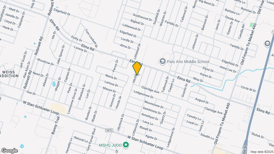 3906 Hitchrock Dr, Unit 3906 Hitchrock Dive - B Map and Location Details