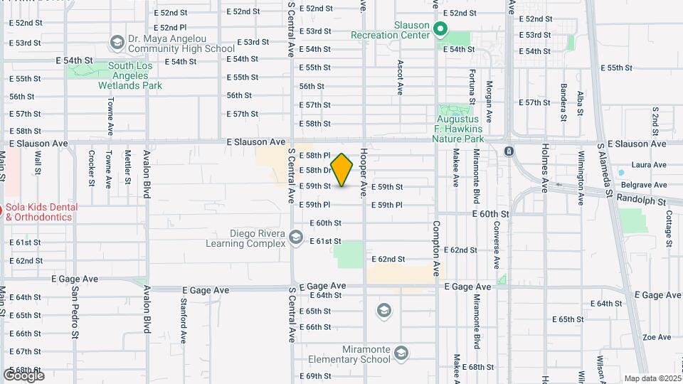 1208 E 59th St Map and Location Details