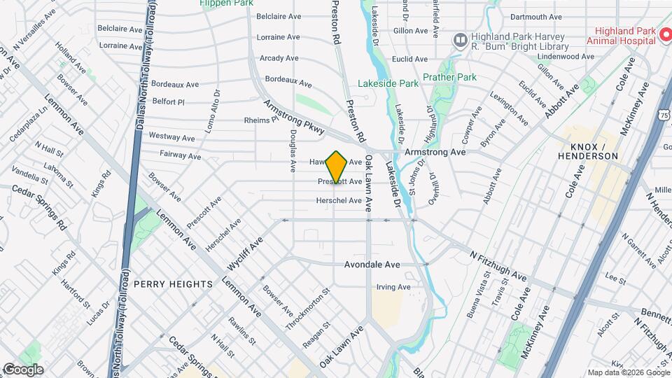 4322 Throckmorton St Map and Location Details