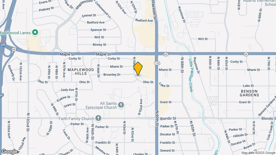 2607 N 93rd St Mapa y Detalles de la Ubicación