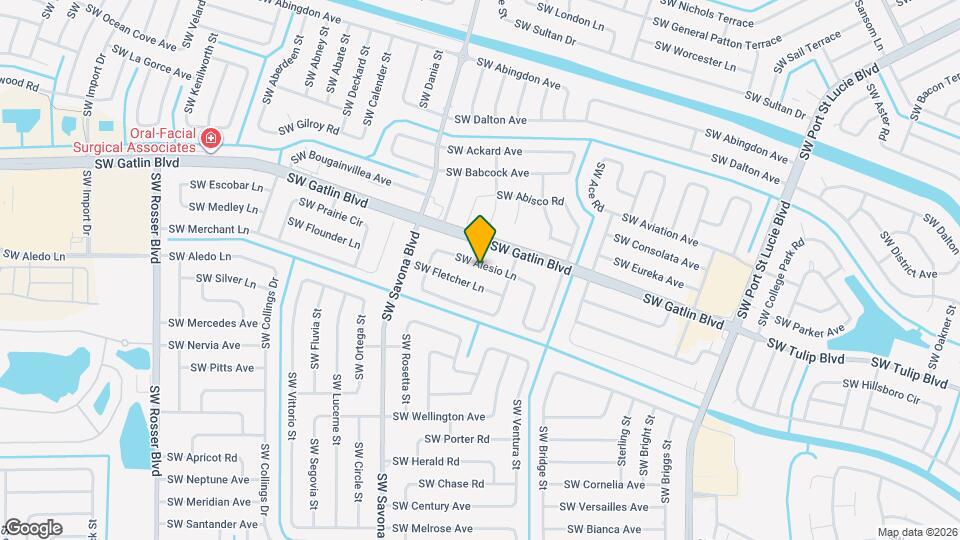 1234 SW Alesio Ln, Unit 1 Map and Location Details