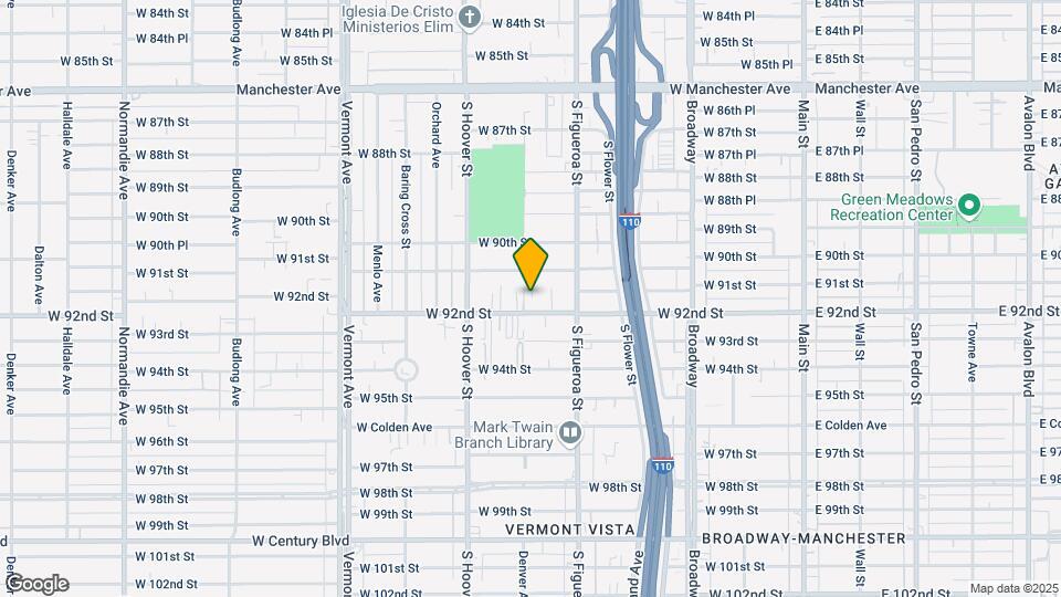 563 W 92nd St Map and Location Details