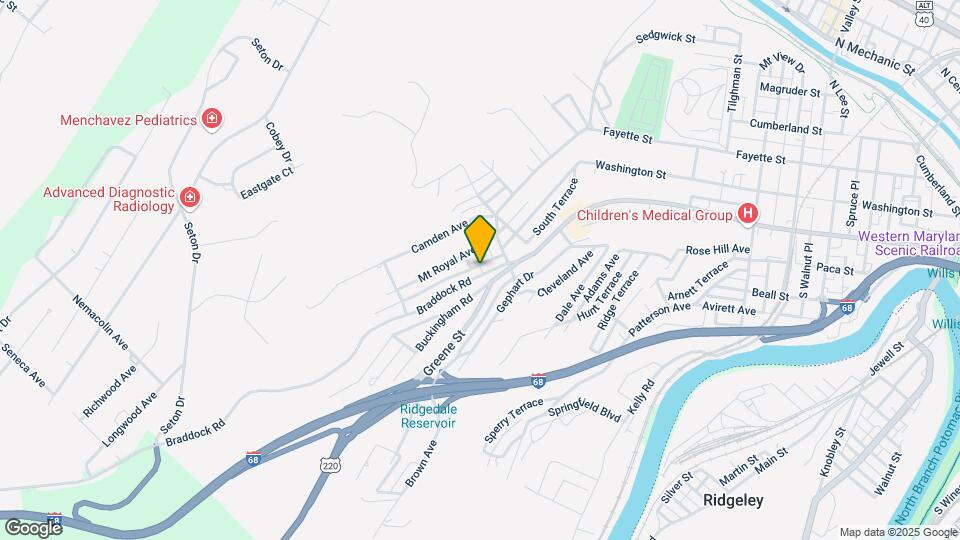 815 Braddock Rd Map and Location Details