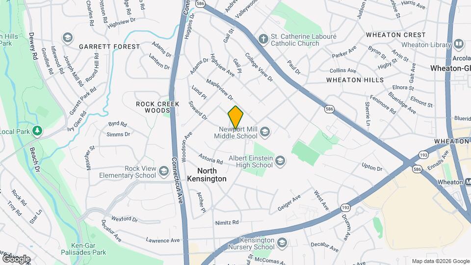 11306 Soward Dr Map and Location Details