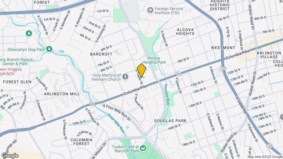 935 S Taylor St Map and Location Details