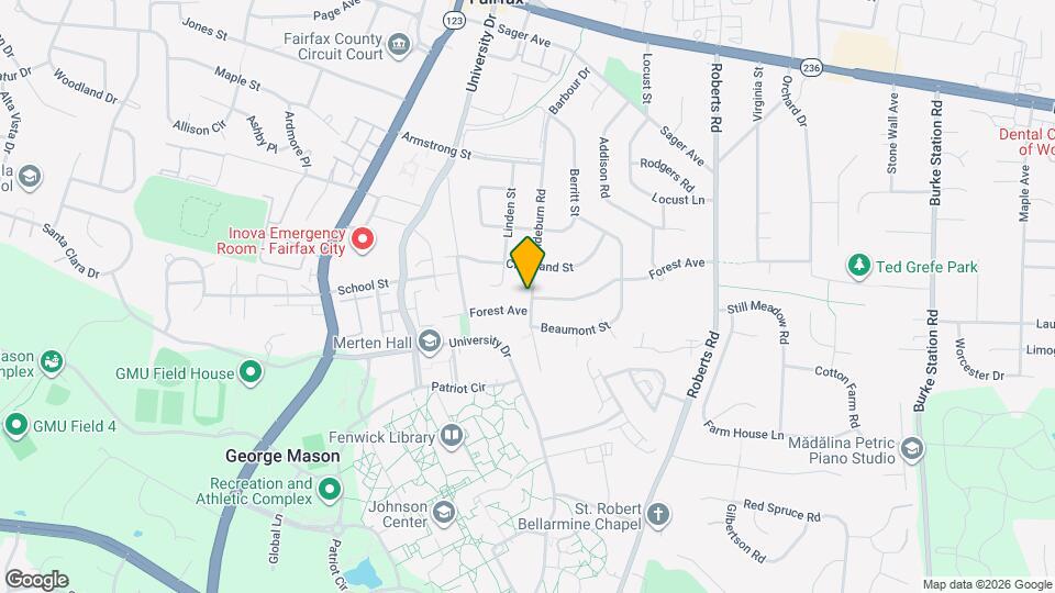 4240 Sideburn Rd Map and Location Details