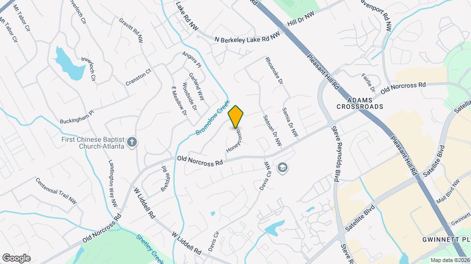 2420 Honeycomb Way Map and Location Details