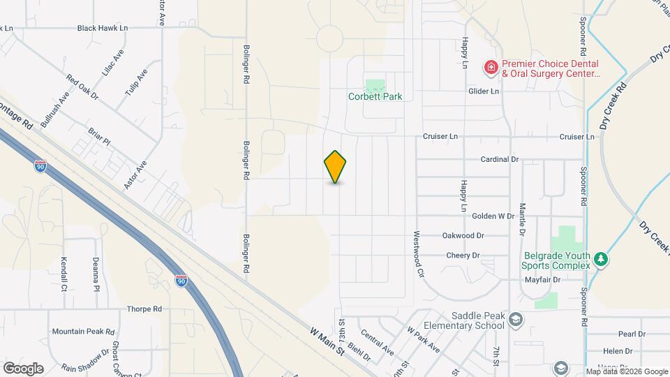 609 13th St Map and Location Details