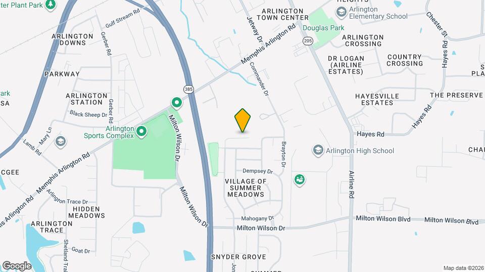 11590 Milton Ridge Cove Map and Location Details