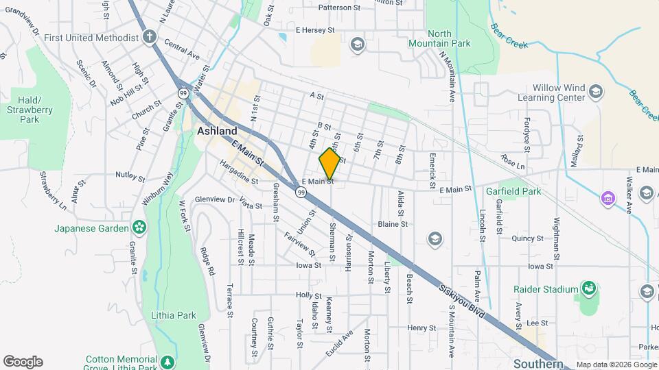 600 E Main St Map and Location Details