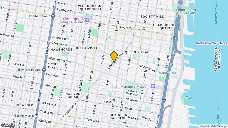 935 E Passyunk Ave Map and Location Details