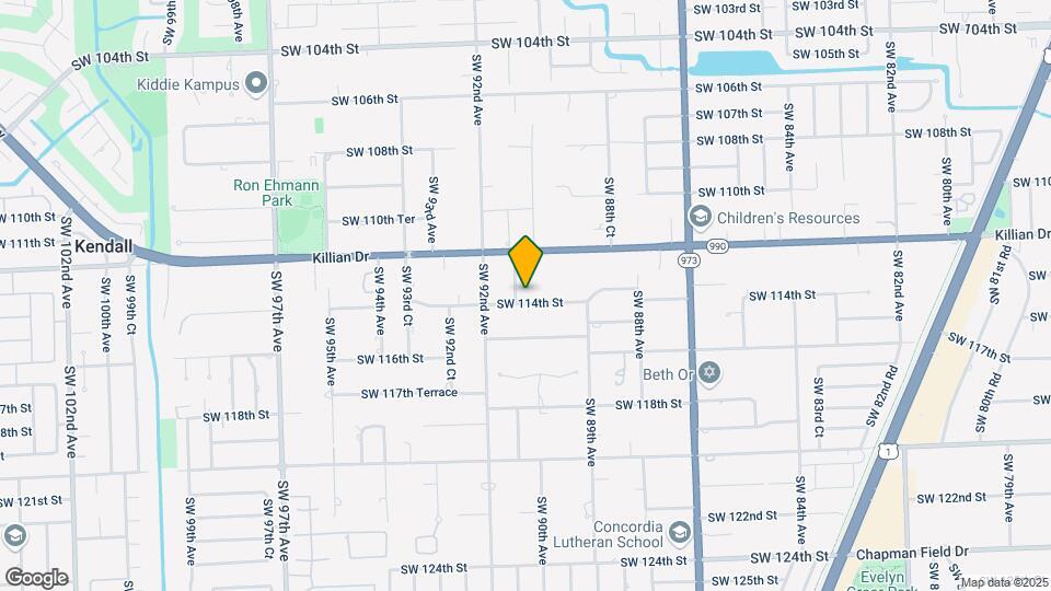 9025 SW 114th St Map and Location Details