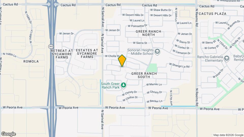 11221 N 161st Ln Map and Location Details