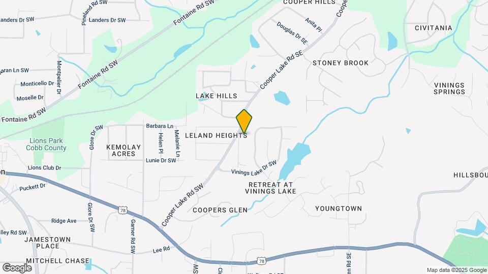 46 Cooper Lake Rd SW Map and Location Details