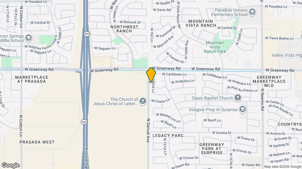 15230 N 162nd Ln Map and Location Details