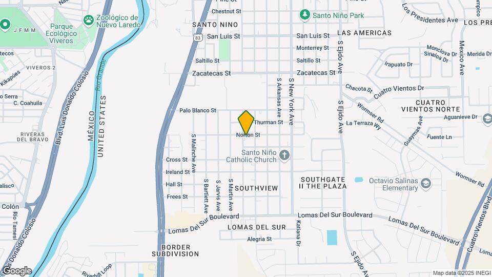 2501 Norton St Map and Location Details