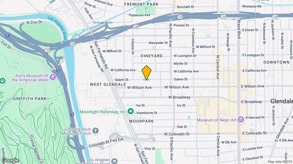 630 Salem St Map and Location Details