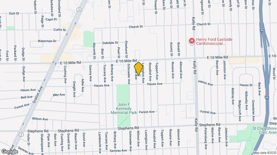24850 Wilmot Ave Map and Location Details