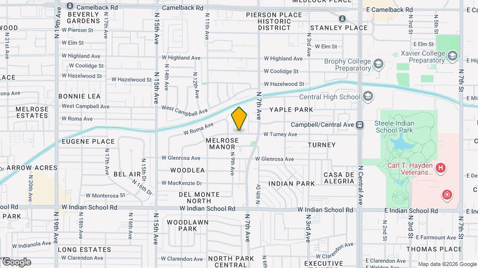 802 W Turney Ave Map and Location Details