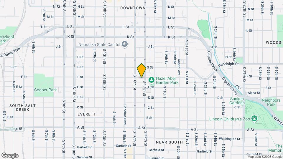 1635 F St Map and Location Details