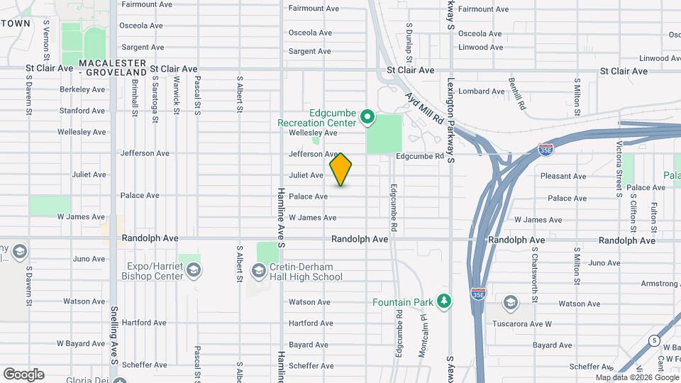 1257 Palace Ave Mapa y Detalles de la Ubicación
