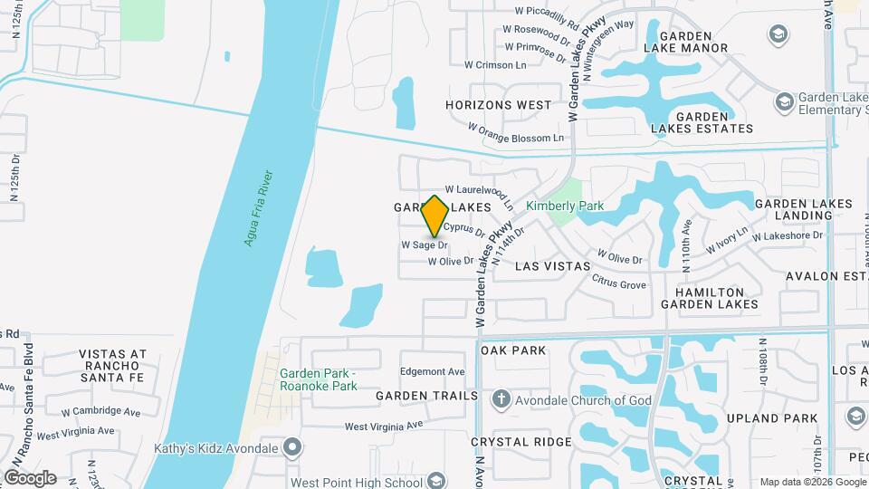 1815 N 120th Dr Mapa y Detalles de la Ubicación