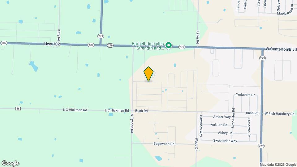 2091 Bluebonnet Ln Map and Location Details