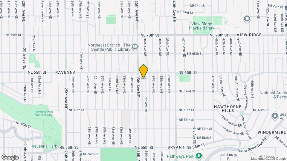 6233 36th Ave NE Mapa y Detalles de la Ubicación
