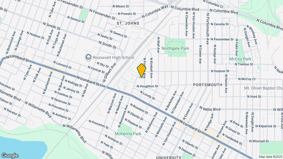 8939 N Fortune Ave Mapa y Detalles de la Ubicación