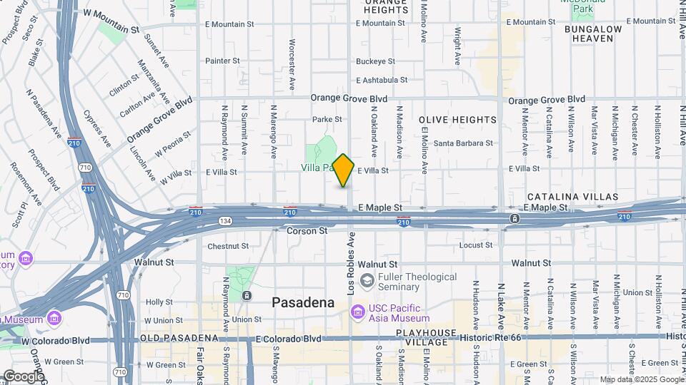 417 N Los Robles Ave Mapa y Detalles de la Ubicación