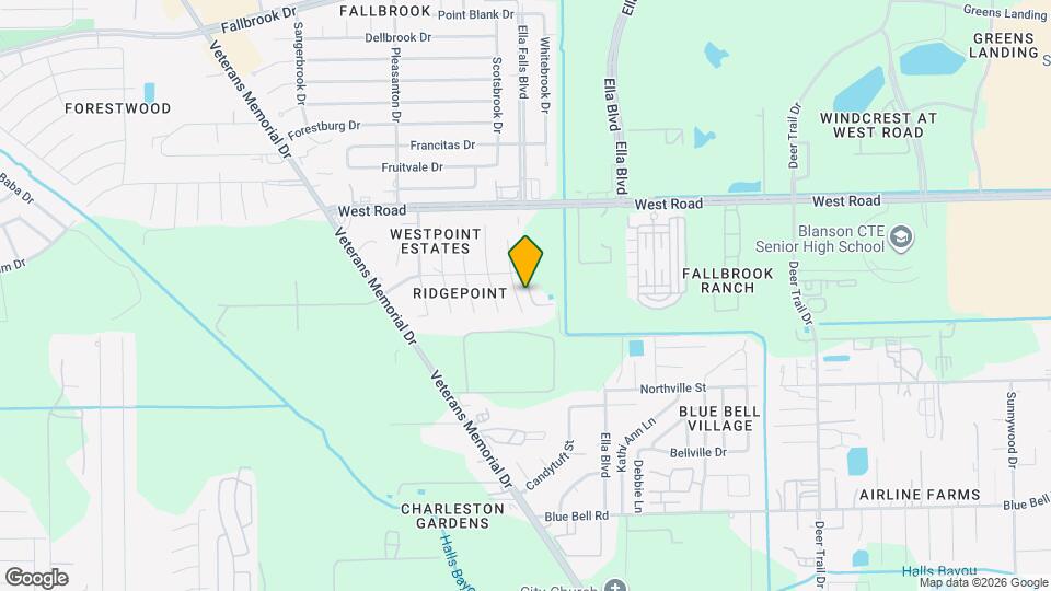 10030 Rosbrook Dr Map and Location Details