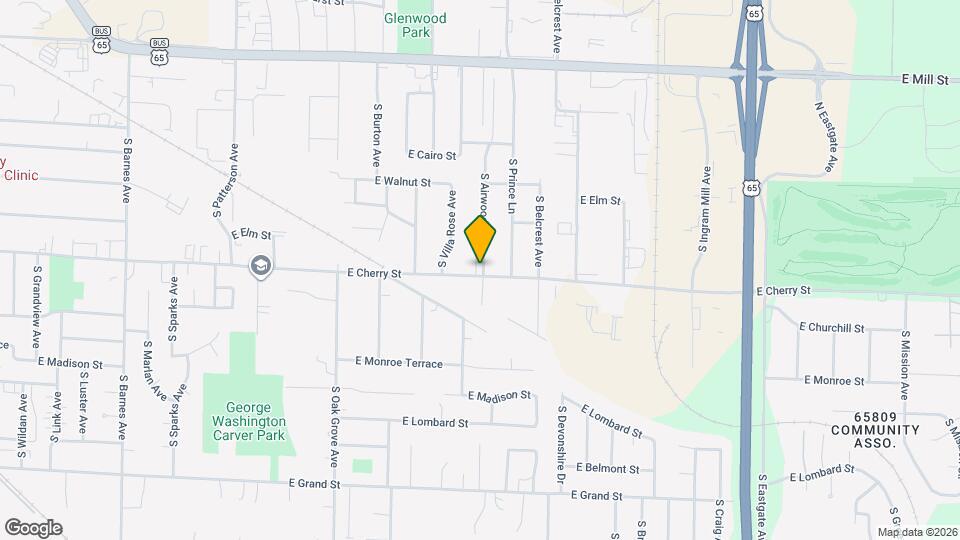 555 S Airwood Ave Map and Location Details