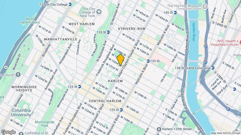 2232-2240 Adam Clayton Powell Jr Blvd Mapa y Detalles de la Ubicación