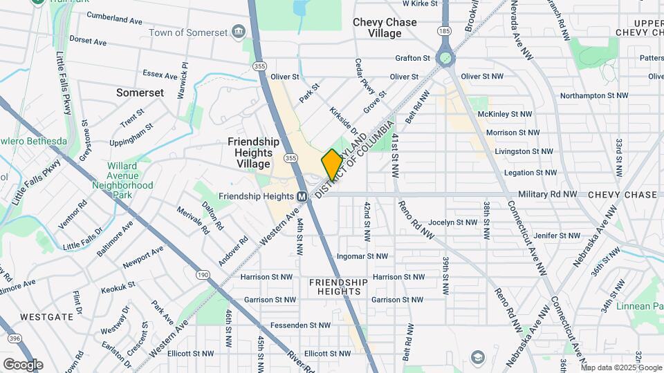 4301 Military Rd NW Map and Location Details