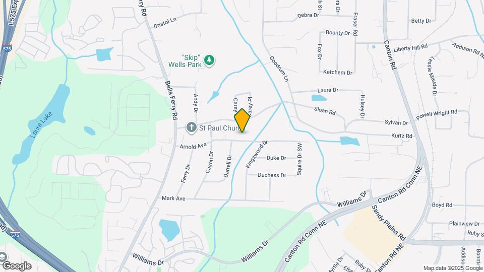 415 Arnold Ave Map and Location Details