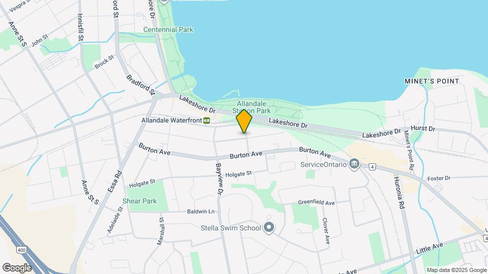 121 Cumberland St Map and Location Details