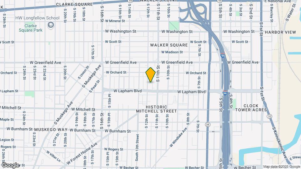 1560 S 12th St Map and Location Details