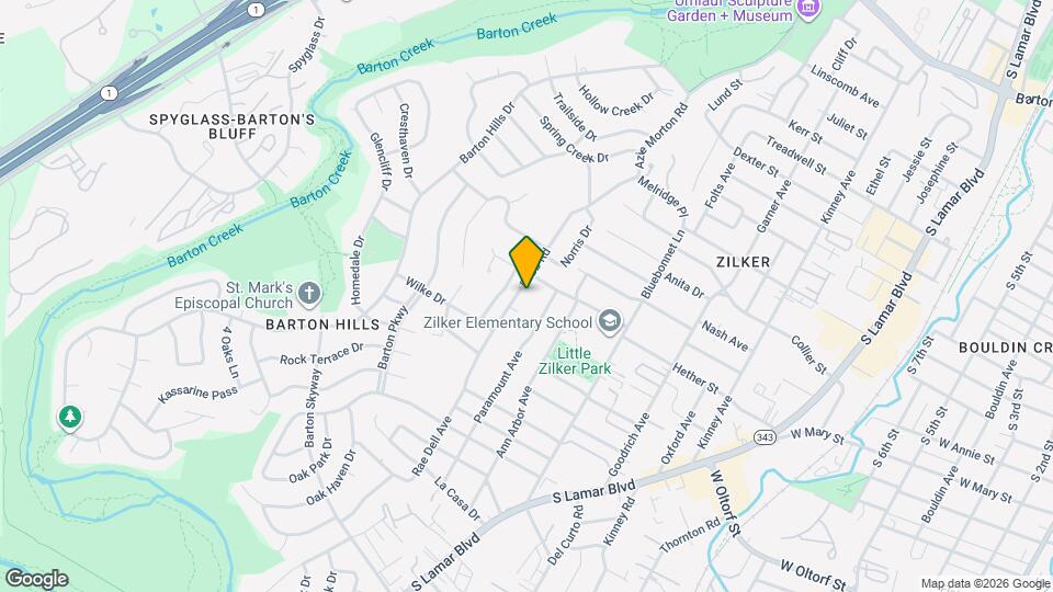 1907 Rabb Rd Map and Location Details