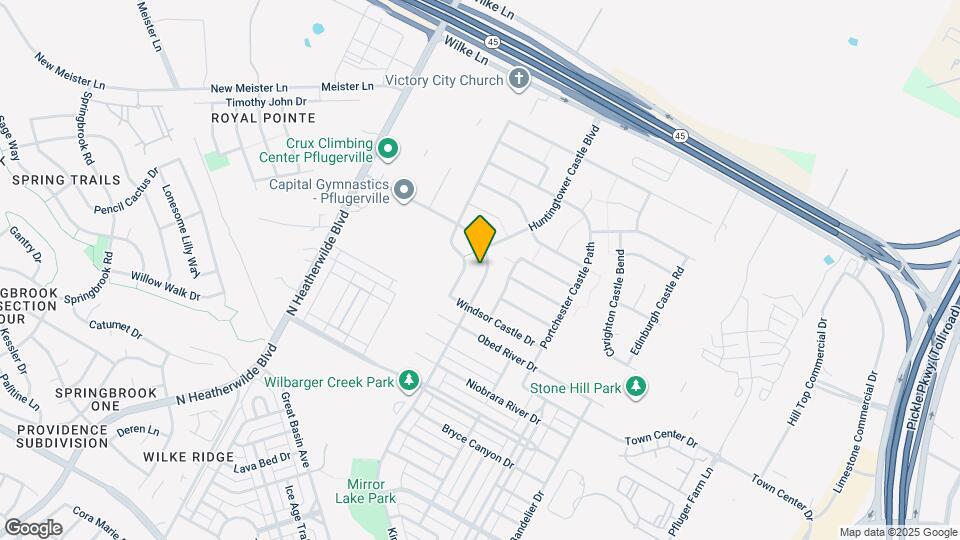717 Kingston Lacy Blvd Map and Location Details