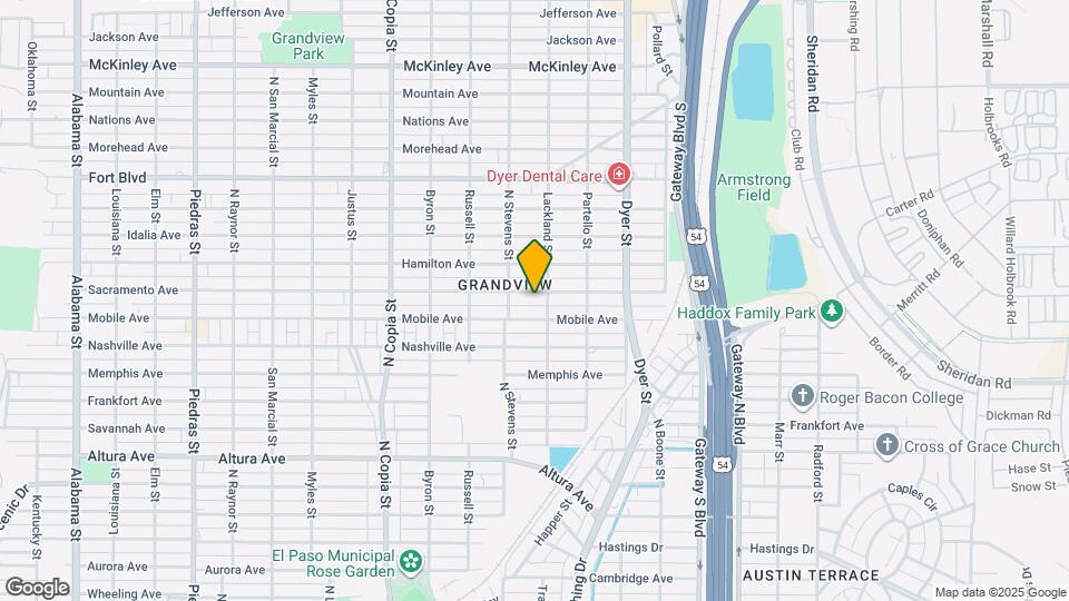 3722 Sacramento Ave Mapa y Detalles de la Ubicación