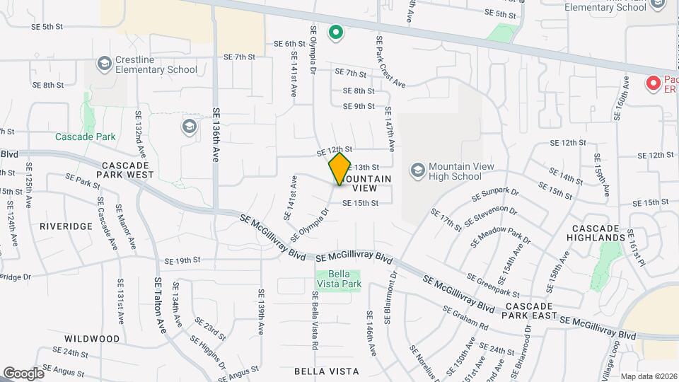 14317 SE 14th St Map and Location Details